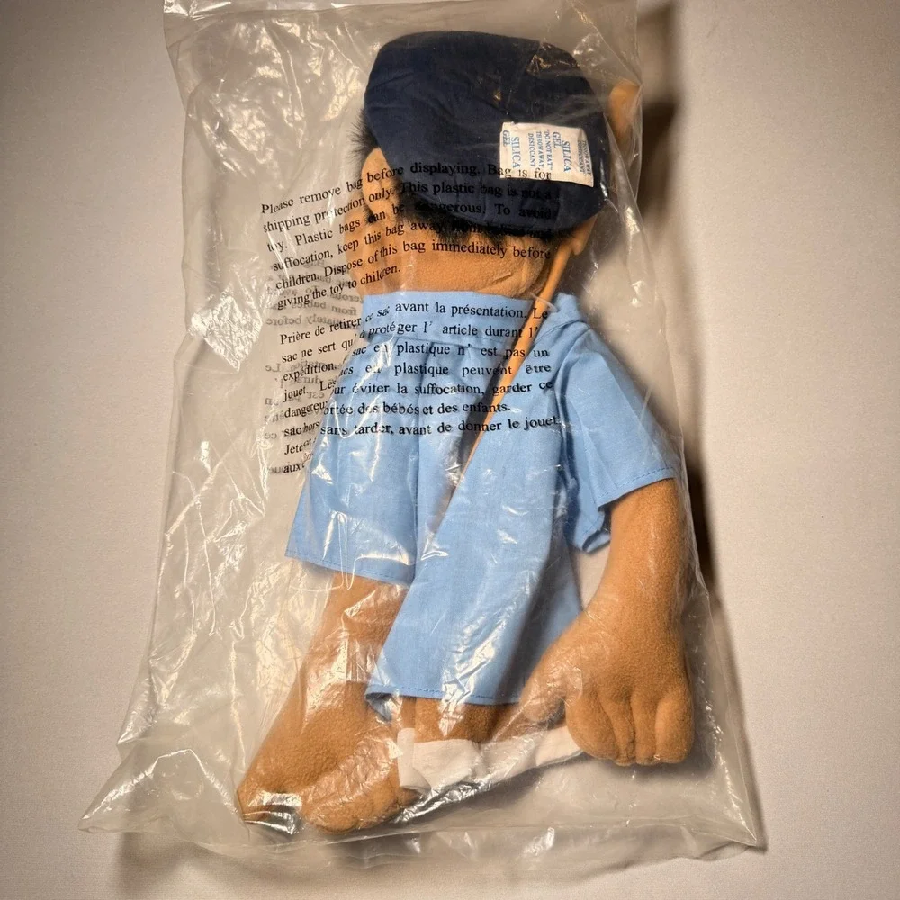 Melissa & Doug Police Officer Puppet‎ Cyrus Cy Wren Blue NIB Brooklyn T Guy SML
